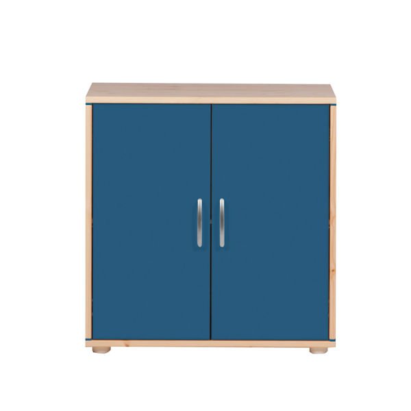 Classic Kommode 2 Türen Kiefer/Nordic Blue Classic Kommode 2 Türen Kiefer/Nordic Blue