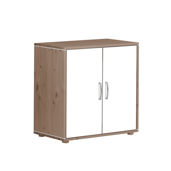 Classic Kommode 2 Türen Terra/Lack weiß Classic Kommode 2 Türen Terra/Lack weiß