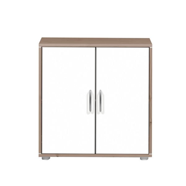 Classic Kommode 2 Türen Terra/Lack weiß Classic Kommode 2 Türen Terra/Lack weiß