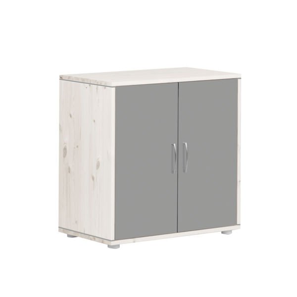 Classic Kommode 2 Türen Kieferweiß/Urban Grey Classic Kommode 2 Türen Kieferweiß/Urban Grey