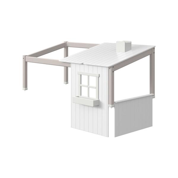 Flexa MyHouse Aufsatz 1/2 in 90x190 grau/weiß Flexa MyHouse Aufsatz 1/2 in 90x190 grau/weiß