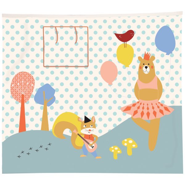Flexa Classic Spielvorhang Motiv Forest Flexa Classic Spielvorhang Motiv Forest
