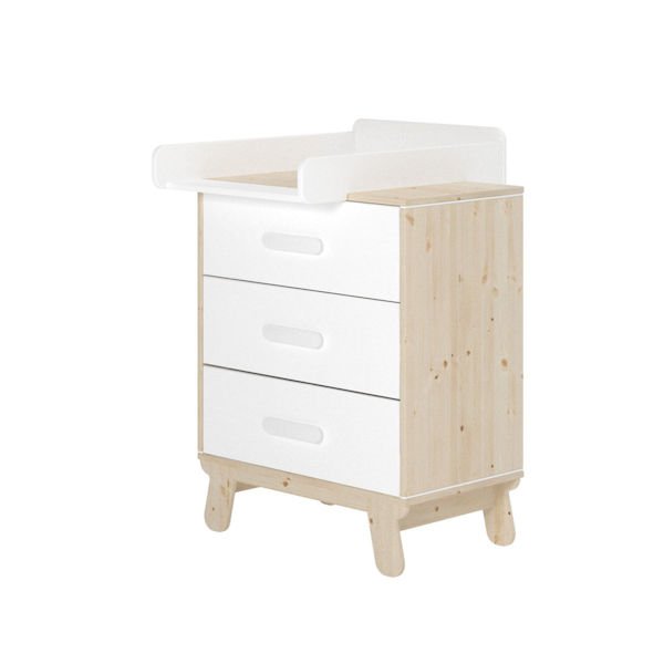 Flexa Näst 2-in-1 Wickeltisch Natur/Weiß Flexa Näst 2-in-1 Wickeltisch Natur/Weiß