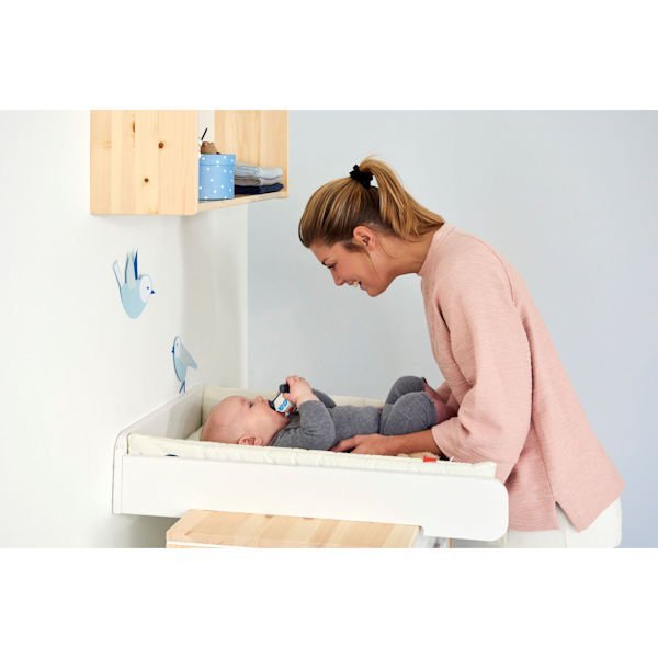 Flexa Näst 2-in-1 Wickeltisch Natur/Weiß Flexa Näst 2-in-1 Wickeltisch Natur/Weiß