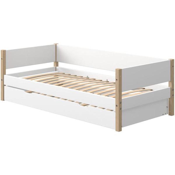 Flexa Nor Einzelbett Gästebett 90x200 Eiche / White Flexa Nor Einzelbett Gästebett 90x200 Eiche / White