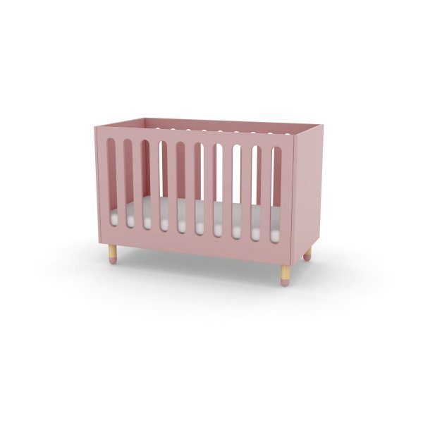 Flexa Play Kinderbett / Babybett in 60x120 cm rosa Flexa Play Kinderbett / Babybett in 60x120 cm rosa