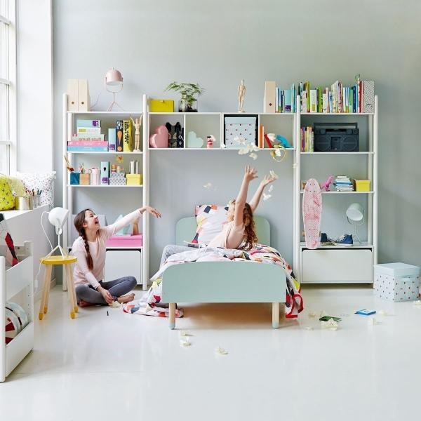 Flexa Dots Kinderbett in 90x200 cm weiß