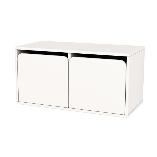Flexa Shelfie Kommode mit 2 Türen in deckend weiß Flexa Shelfie Kommode mit 2 Türen in deckend weiß