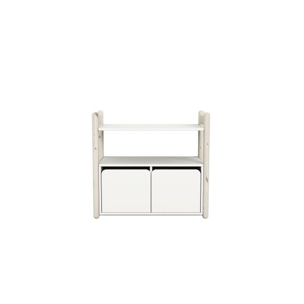 Flexa Shelfie Mini C Kommode mit Türen in weiß Flexa Shelfie Mini C Kommode mit Türen in weiß