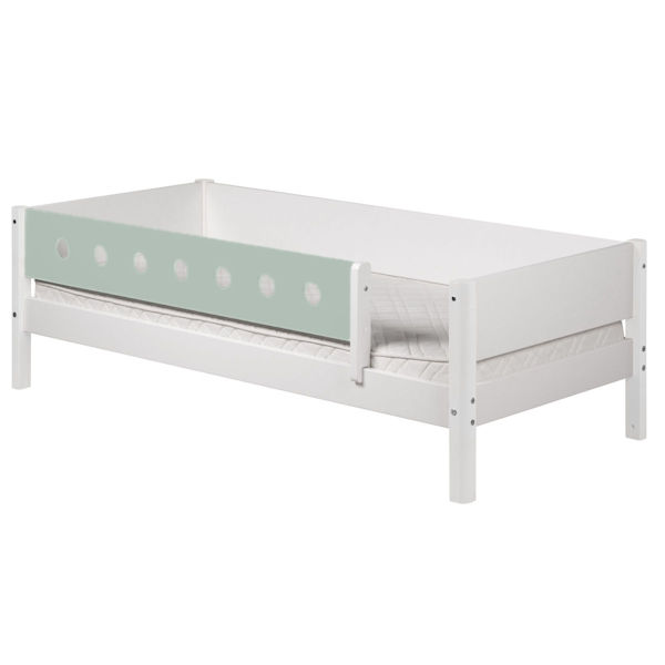 Flexa White Einzelbett 90x190 cm vordere Sicherung mint Flexa White Einzelbett 90x190 cm vordere Sicherung mint