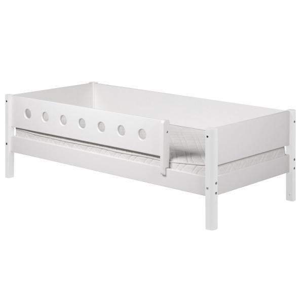 Flexa White Einzelbett 90x200 cm vordere Sicherung weiß Flexa White Einzelbett 90x200 cm vordere Sicherung weiß