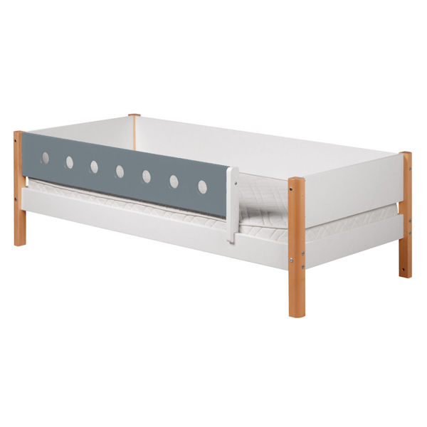 Flexa White Einzelbett 90x200 Frosty Blue Pfosten birke Flexa White Einzelbett 90x200 Frosty Blue Pfosten birke