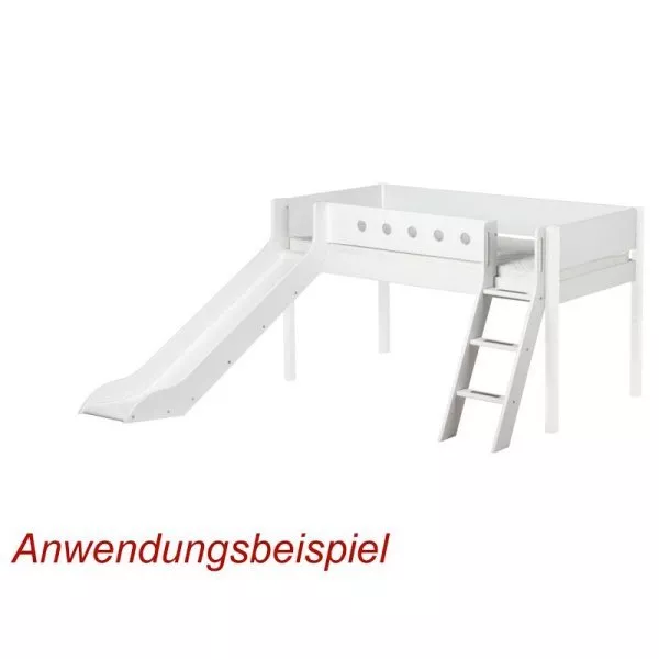 Flexa White vordere 1/2-Sicherung 200er aus MDF in weiß Flexa White vordere 1/2-Sicherung 200er aus MDF in weiß
