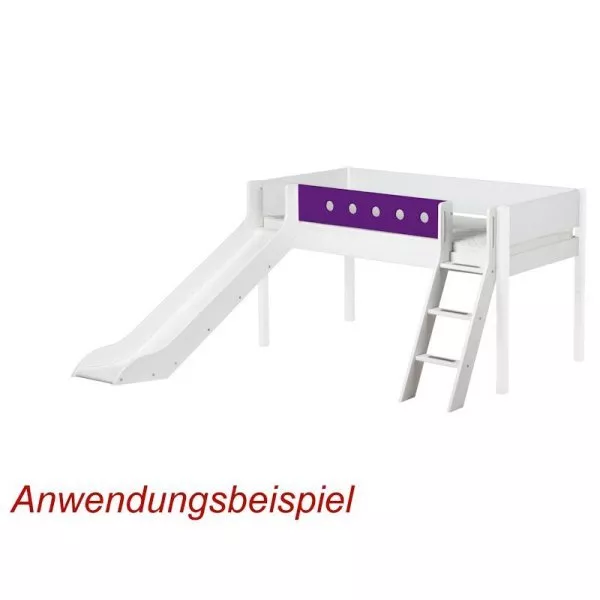 Flexa White vordere 1/2-Sicherung 200er aus MDF in lila Flexa White vordere 1/2-Sicherung 200er aus MDF in lila