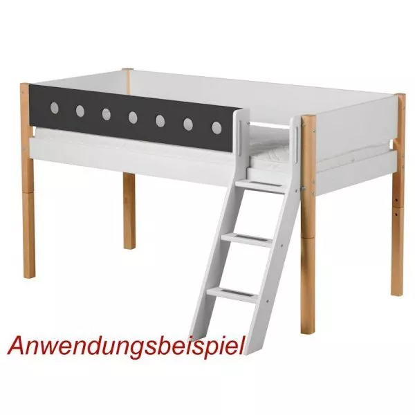 Flexa White vordere 3/4-Sicherung 190er aus MDF in grau