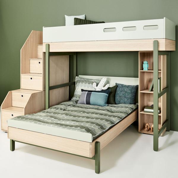 Flexa Popsicle Einzelbett mit hohem Kopf- und Fussteil in 140x200 Cherry Flexa Popsicle Einzelbett mit hohem Kopf- und Fussteil in 140x200 Cherry