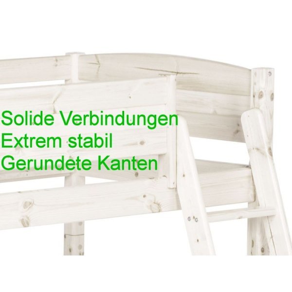 Flexa Basic Trendy Spielbett gerade L., weiß/blau Weltall Flexa Basic Trendy Spielbett gerade L., weiß/blau Weltall