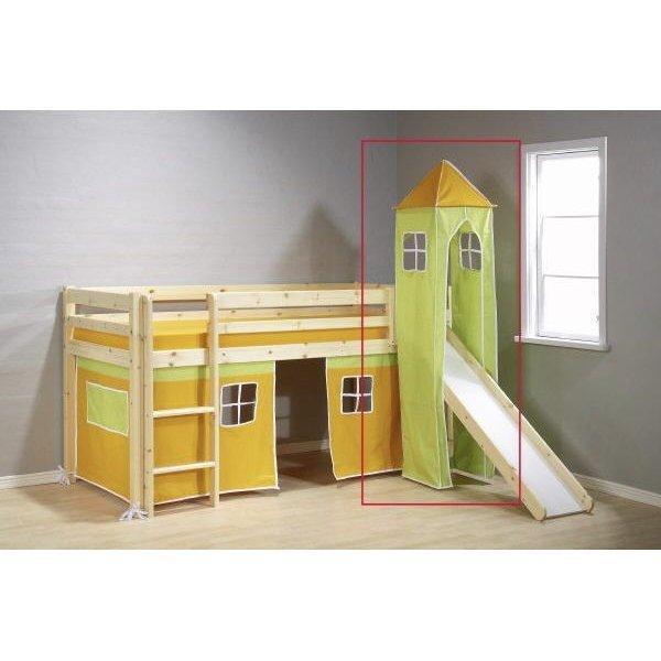 Thuka Maxi Turm 4-Eckig, Grün mit orangem Hut Thuka Maxi Turm 4-Eckig, Grün mit orangem Hut