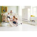 Flexa Classic Rutschbett 90x200 gerade Leiter in weiß