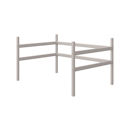 Flexa Pfosten für 140x190 Hochbett in grau