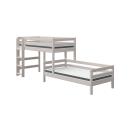 Flexa Pfosten für Kombi-Mittelhochbett grau