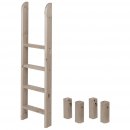 Flexa Classic Gerade Leiter+Pfosten für Etagenbett in terra Flexa Classic Gerade Leiter+Pfosten für Etagenbett in terra
