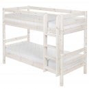 Flexa Classic Gerade Leiter+Pfosten für Etagenbett in weiß Flexa Classic Gerade Leiter+Pfosten für Etagenbett in weiß