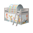 Flexa Pfosten+schr. Leiter f. Spielbett in grau Flexa Pfosten+schr. Leiter f. Spielbett in grau