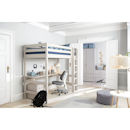 Flexa Schreibtischplatte 200cm Hochbett grau