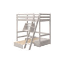 Flexa Sofabett mit Bettkasten in grau