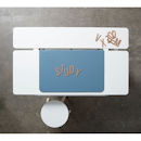 Flexa EVO, MOBY, WOODY Unterlage in Frosty Blue