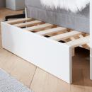 Flexa Nor CASA Hochbett g. Leiter, Couch, Schreibt. 90x200 Eiche/White