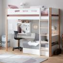 Flexa Nor Pfosten+gerade Leiter Hochbett 90x190 Flexa Nor Pfosten+gerade Leiter Hochbett 90x190