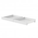 Flexa White Einzelbett 90x200 cm Schübe u. Sicherung weiß Flexa White Einzelbett 90x200 cm Schübe u. Sicherung weiß