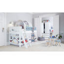 Flexa White Spielbett 90x200 gerade Leiter in weiß Flexa White Spielbett 90x200 gerade Leiter in weiß